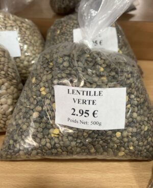 Lentille verte de 500g