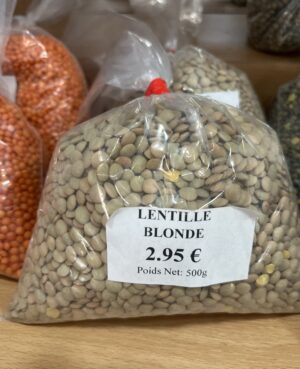 Lentille blonde de 500g