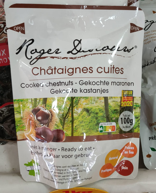 Chataigne cuites 100g
