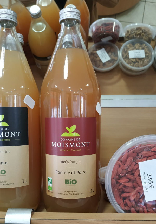 Jus Moismont Pomme et poire bio