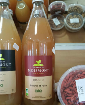 Jus Moismont Pomme et poire bio