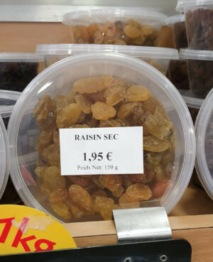 Raisin sec golden 150g la boite